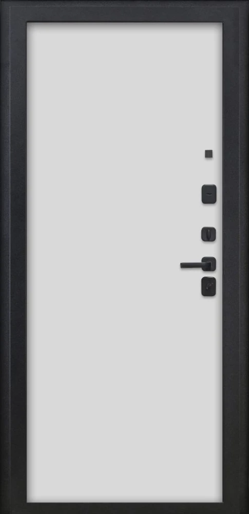 Входная дверь ДвериПРО Росна Гладкая Белый матовый DPRO222385 внутренняя сторона