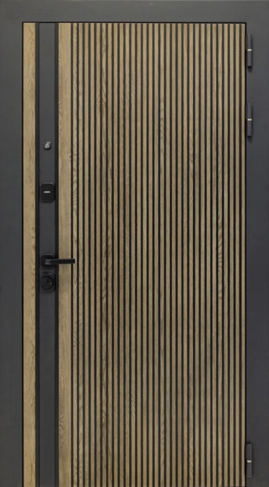 Входная дверь ДвериПРО Rosna ФЛЗ-649 капучино (зеркало) DPRO201273 внешняя сторона