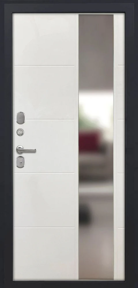 Входная дверь ДвериПРО L-45 ФЛЗ-649 капучино (зеркало) DPRO200359 внутренняя сторона