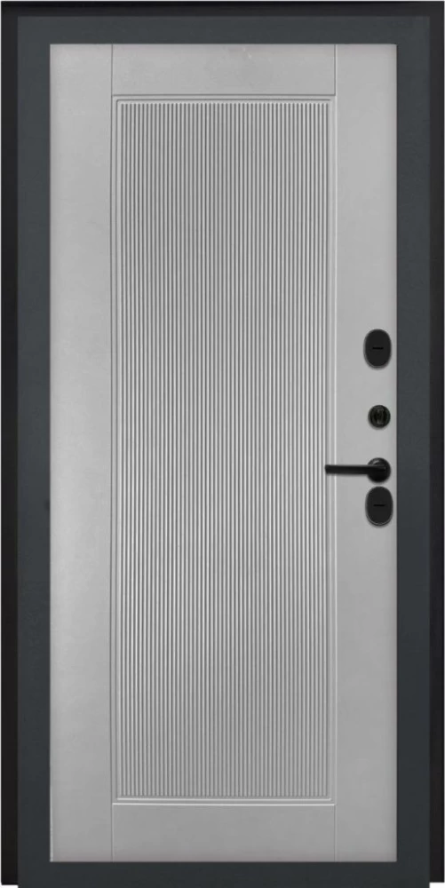 Входная дверь ДвериПРО Модель L-48 ПВХ 10мм Астрод Velutto Grigio DPRO195705 внутренняя сторона