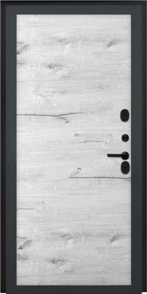 Входная дверь ДвериПРО Аура Без фрезеровки Дуб арктик горизонт DPRO200480 внутренняя сторона