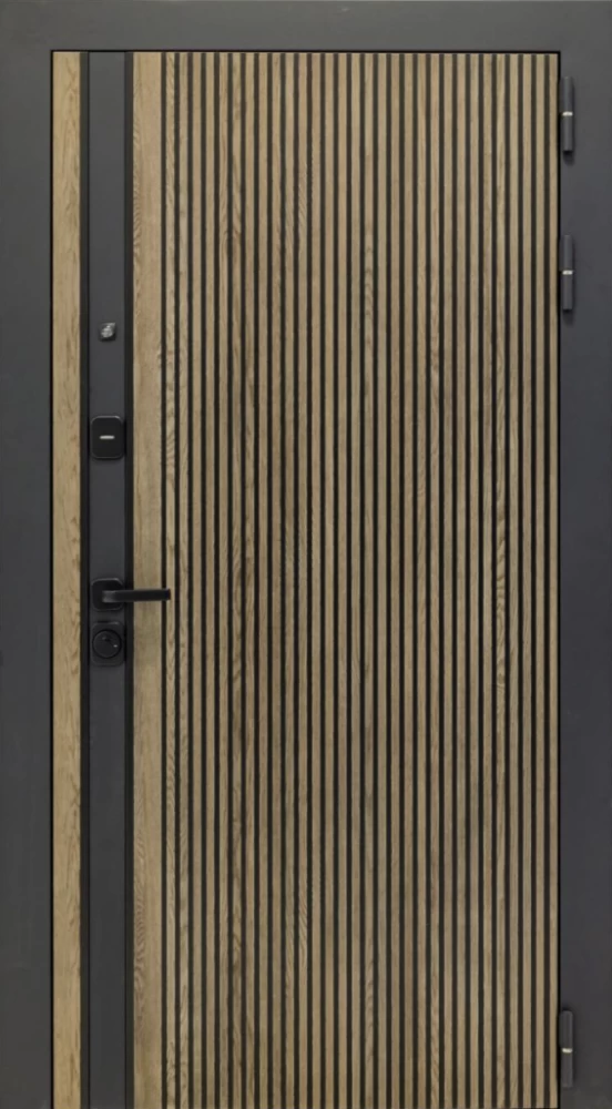 Входная дверь ДвериПРО Rosna ФЛ-291 (Line, 10мм, белый софт) DPRO196506 внешняя сторона